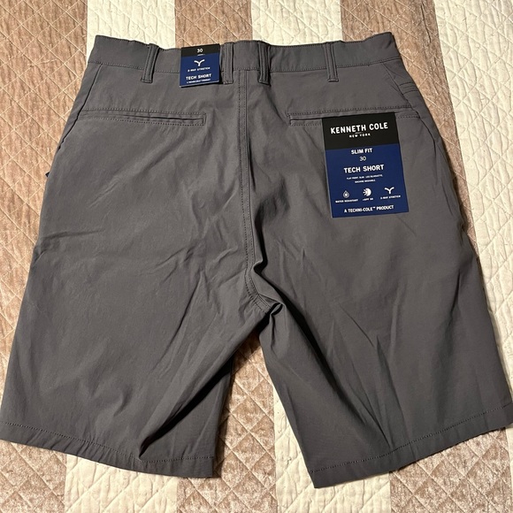 NEW with Tags Mens Kenneth Cole Slim-Fit Tech Shorts - Picture 4 of 5
